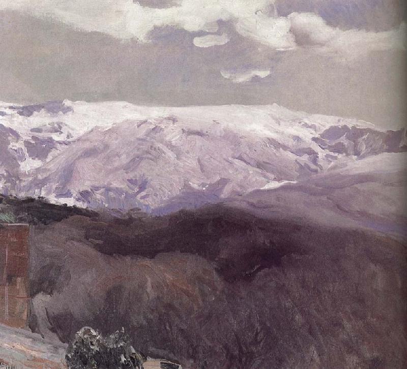 Joaquin Sorolla Sierra Nevada in winter